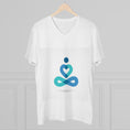 Load image into Gallery viewer, Men’s Presenter Yoga and Pilates V-neck - Personal Hour for Yoga and Meditations