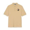 Load image into Gallery viewer, Embroidered PersonalHour Yin Yang Polo — Beige Classic Collared Shirt