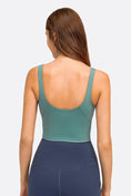 Load image into Gallery viewer, Deep V-Neck Crop Sports and Yoga Bra - Personal Hour for Yoga and Meditations