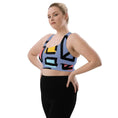 Load image into Gallery viewer, Double-Layered Front Longline Sports and Yoga Bra - Compression Fabric - Personal Hour for Yoga and Meditations