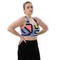 Load image into Gallery viewer, Double-Layered Front Longline Sports and Yoga Bra - Compression Fabric - Personal Hour for Yoga and Meditations