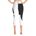 Load image into Gallery viewer, High Waistband Yoga Capri Leggings with Pockets - Yoga Pants - Personal Hour for Yoga and Meditations