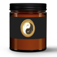 Load image into Gallery viewer, Natural Wax Candle in Amber Jar (9oz) - Personal Hour for Yoga and Meditations