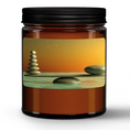 Load image into Gallery viewer, Natural Wax Candle in Amber Jar (9oz) - Personal Hour for Yoga and Meditations