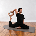 Load image into Gallery viewer, Premium Wooden Pilates and Yoga Wheel with Cork