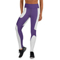Load image into Gallery viewer, Super soft and stretchy, and comfortable yoga leggings - purple fashionable - Personal Hour for Yoga and Meditations