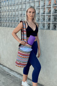 Load image into Gallery viewer, Yoga Mat Carrying Tote Bag with Large Pockets - Personal Hour for Yoga and Meditations