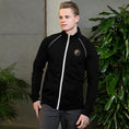 Load image into Gallery viewer, Yoga Piped Fleece Jacket - Personal Hour for Yoga and Meditations