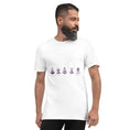 Load image into Gallery viewer, Yoga Principles Short-Sleeve Yoga and Meditation T-Shirt - Unisex Couple Matching Clothes with Message - Personal Hour for Yoga and Meditations