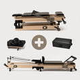 Load image into Gallery viewer, Zous 2.0 Advanced - Foldable Wood Pilates Reformer Machine Bundle - Personal Hour for Yoga and Meditations 
