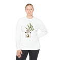 Load image into Gallery viewer, Unisex Lightweight Long Sleeve Yoga and Pilates Tee - Cute Cat - Personal Hour for Yoga and Meditations