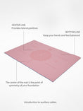 Load image into Gallery viewer, Thin Non Slip - Pink Yoga Mat for Beginners - Personal Hour for Yoga and Meditations