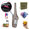 Load image into Gallery viewer, Yoga Mat Carrying Tote Bag with Large Pockets - Yoga Mat Bag Set Tote Sling Carrier Shoulder - Fits Most Size Mats - Personal Hour for Yoga and Meditations