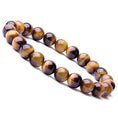 Load image into Gallery viewer, Natural 8mm Gorgeous Gemstones Crystal Stretch Bracelet Unisex - Personal Hour for Yoga and Meditations