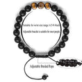 Load image into Gallery viewer, Meditation Gift - Harmony Men and Women Tiger Eye Stone Beads Bracelet Braided Rope Natural Stone Yoga gifts Bracelet Bangle - New Model - Personal Hour for Yoga and Meditations