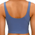 Load image into Gallery viewer, Yoga and Sports Bra - Padded Yoga Top - Cropped Tank Yoga Running Workout Tank Tops - Personal Hour for Yoga and Meditations 
