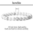 Load image into Gallery viewer, Natural 8mm Gorgeous Gemstones Crystal Stretch Bracelet Unisex - Personal Hour for Yoga and Meditations