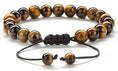 Load image into Gallery viewer, Meditation Gift - Harmony Men and Women Tiger Eye Stone Beads Bracelet Braided Rope Natural Stone Yoga gifts Bracelet Bangle - New Model - Personal Hour for Yoga and Meditations