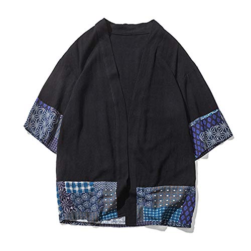 Meditation Robe Men's Cotton Kimono Jackets - Personal Hour for Yoga and Meditations 