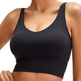 Load image into Gallery viewer, Yoga and Sports Bra - Padded Yoga Top - Cropped Tank Yoga Running Workout Tank Tops - Personal Hour for Yoga and Meditations 
