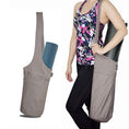 Load image into Gallery viewer, Yoga Mat Carrying Tote Bag with Large Pockets - Yoga Mat Bag Set Tote Sling Carrier Shoulder - Fits Most Size Mats - Personal Hour for Yoga and Meditations