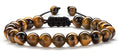 Load image into Gallery viewer, Meditation Gift - Harmony Men and Women Tiger Eye Stone Beads Bracelet Braided Rope Natural Stone Yoga gifts Bracelet Bangle - New Model - Personal Hour for Yoga and Meditations