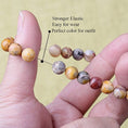 Load image into Gallery viewer, Natural 8mm Gorgeous Gemstones Crystal Stretch Bracelet Unisex - Personal Hour for Yoga and Meditations