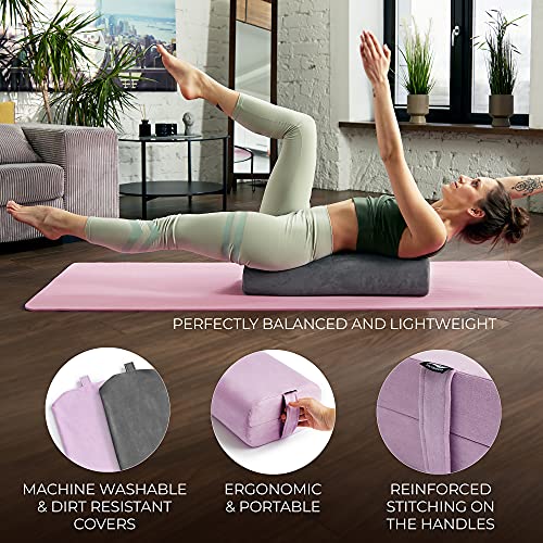 Yoga Bolster - Meditation Pillow Set - Personal Hour Choice - Personal Hour for Yoga and Meditations 