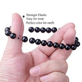 Load image into Gallery viewer, 4 Pieces of Natural 8mm Gorgeous Gemstones Crystal Stretch Bracelet Unisex - Personal Hour for Yoga and Meditations 
