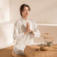 Load image into Gallery viewer, Meditation Clothes - Tai Chi Uniform Chinese Traditional Zen Meditation Suit Martial Arts Kung Fu Clothes Morning Exercises Outfit - Personal Hour for Yoga and Meditations 
