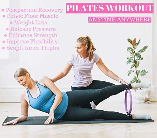 Pilates Starter Kit- 6Pcs Pilates Ring Set - Pilates Equipment - Personal Hour for Yoga and Meditations 