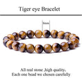 Load image into Gallery viewer, Natural 8mm Gorgeous Gemstones Crystal Stretch Bracelet Unisex - Personal Hour for Yoga and Meditations