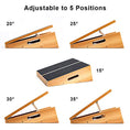 Load image into Gallery viewer, Professional Wooden Slant Board - Adjustable Incline Board and Calf Stretcher - Personal Hour for Yoga and Meditations