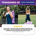 Load image into Gallery viewer, Yoga Mat with Instructional Poses Prints - Personal Hour for Yoga and Meditations
