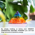 Load image into Gallery viewer, Energy Generator Orgone Pyramid for E-Energy Protection & Healing- meditation orgonite pyramids/crystal chakra - Personal Hour for Yoga and Meditations