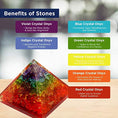 Load image into Gallery viewer, Energy Generator Orgone Pyramid for E-Energy Protection & Healing- meditation orgonite pyramids/crystal chakra - Personal Hour for Yoga and Meditations