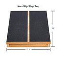 Load image into Gallery viewer, Professional Wooden Slant Board - Adjustable Incline Board and Calf Stretcher - Personal Hour for Yoga and Meditations