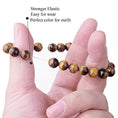 Load image into Gallery viewer, Natural 8mm Gorgeous Gemstones Crystal Stretch Bracelet Unisex - Personal Hour for Yoga and Meditations