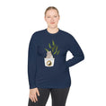 Load image into Gallery viewer, Unisex Lightweight Long Sleeve Yoga and Pilates Tee - Cute Cat - Personal Hour for Yoga and Meditations