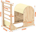 Load image into Gallery viewer, Wooden Pilates Ladder Barrel - Spine Corrector Barrel Arc - Personal Hour for Yoga and Meditations