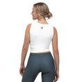Load image into Gallery viewer, White Yoga Clothes - Crop Yoga Top - Personal Hour for Yoga and Meditations