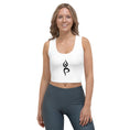 Load image into Gallery viewer, White Yoga Clothes - Crop Yoga Top - Personal Hour for Yoga and Meditations