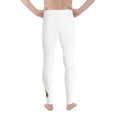 Load image into Gallery viewer, Men's White Yoga Leggings - Personal Hour for Yoga and Meditations