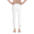 Load image into Gallery viewer, Men's White Yoga Leggings - Personal Hour for Yoga and Meditations