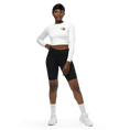 Load image into Gallery viewer, Personal Hour Style - Recycled long-sleeve yoga crop top - Personal Hour for Yoga and Meditations