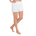 Load image into Gallery viewer, White Yoga Clothes - Women's Yoga Short Shorts - Personal Hour for Yoga and Meditations
