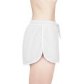 Load image into Gallery viewer, Women's Relaxed White Yoga Shorts (Yoga Sign) - Personal Hour for Yoga and Meditations