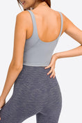 Load image into Gallery viewer, Deep V-Neck Crop Sports and Yoga Bra - Personal Hour for Yoga and Meditations