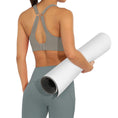 Load image into Gallery viewer, Travel Light White Yoga Mat - Personal Hour for Yoga and Meditations