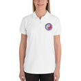 Load image into Gallery viewer, Yoga White Clothes - Women's Yoga Polo Shirt - Personal Hour for Yoga and Meditations